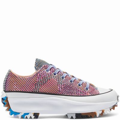 Női Converse Knit Mashup Run Star Hike Tornacipő CO2431608 Sárgabarack/Világos Kék